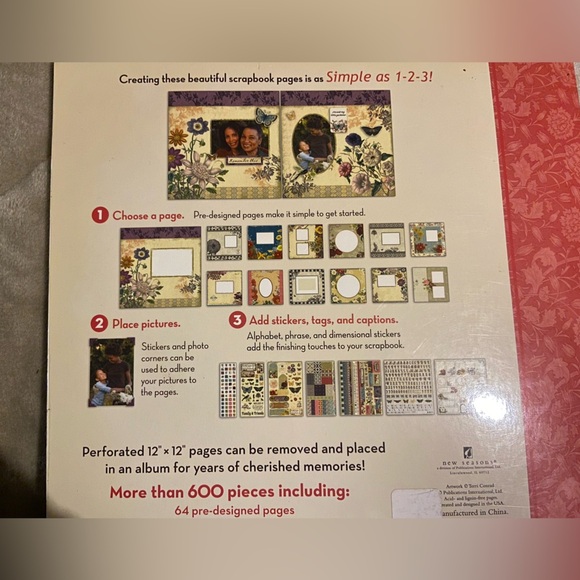 Deluxe scrapbooking book ( over 600 pieces) - Picture 5 of 5